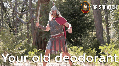 Sword Gladiator GIF by DrSquatchSoapCo