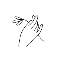 Hand Plant Sticker by L'intendance