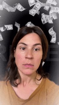 emmallensamkt money rainy rain money emma llensa GIF