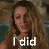 I Did It Yes GIF by Blake Lively Fan