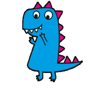 Dino Tino Sticker by unifilm.de