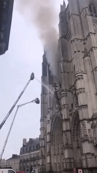 Nantes Cathedral Damaged by Blaze
