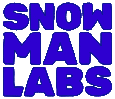 snowmanlabs giphyupload snow snowmanlabs snow team Sticker