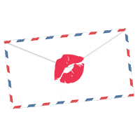 Mail Envelope Sticker by Drag Out The Vote