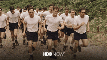 Band Of Brothers Running GIF by HBO