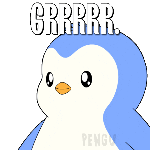 Angry Penguin Sticker by Pudgy Penguins