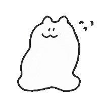 jelly99man cat cute workout running Sticker