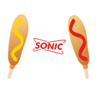 Hungry Hot Dog Sticker by SONIC Drive-In