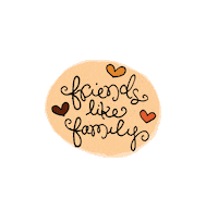 Friends Family Sticker by Natasha B.