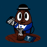 coffee love GIF by JenChibi