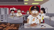 chicken cooking GIF by South Park 