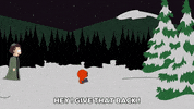 chasing kenny mccormick GIF by South Park 