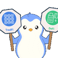Crypto Penguin Sticker by Pudgy Penguins