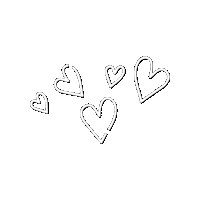 Heart Branco Sticker by HELPNOFEED