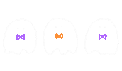 Halloween Ghosts Sticker