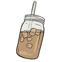 Iced Coffee Sticker by Courtney Shields