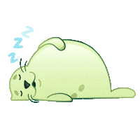 tired pink Sticker by Bare Tree Media