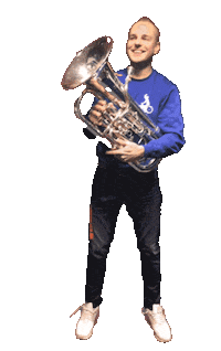 Marcel Euphonium Sticker by Dweilorkest de Feintsjes