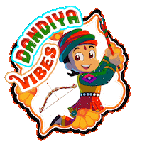 Navratri Garba Sticker by Chhota Bheem