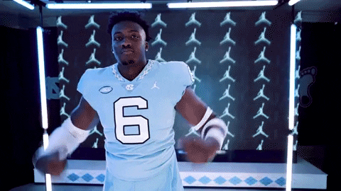North Carolina Football GIF by UNC Tar Heels