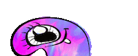 cofreilustrado happy dance psychedelic eyes Sticker