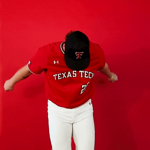 Chase Hampton GIF by Texas Tech Baseball