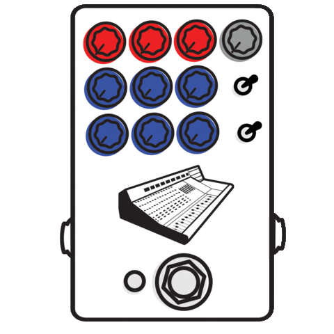 Guitar Pedals Sticker by JHS Pedals