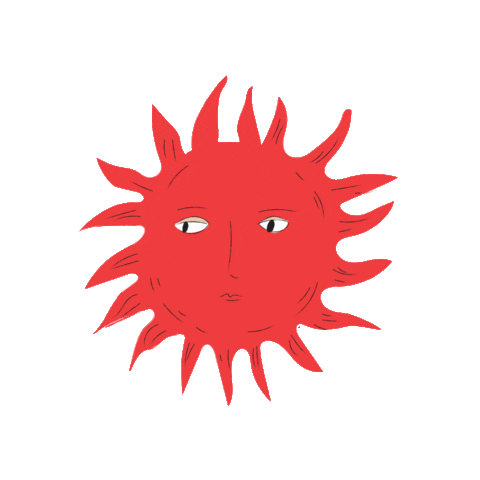 Sun Sky Sticker by Teaspoon studio