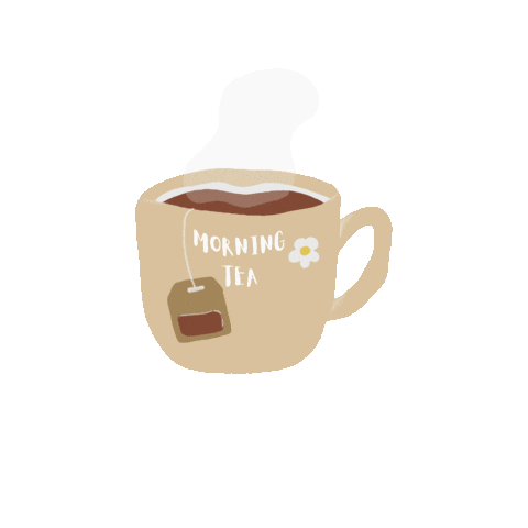 simplelinh giphyupload mood morning tea Sticker