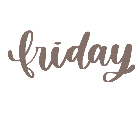 Days Of The Week Friday Sticker