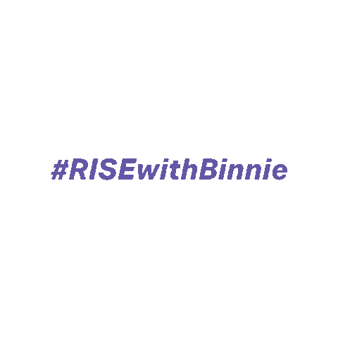 Rise With Binnie Sticker by Binnie Consulting