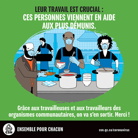 lacsn giphyupload coronavirus covid19 quebec GIF