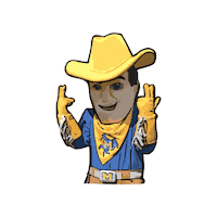 Guns Up Flip Sticker by McNeese State University