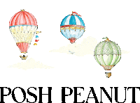 Hot Air Balloon Tanner Sticker by Posh Peanut