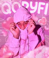 QoryfiBrand pink hoodie qoryfi ethanjnz GIF