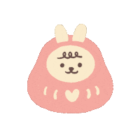 In Love Rabbit Sticker