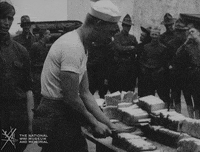 NationalWWIMuseum black and white military footage soldiers GIF