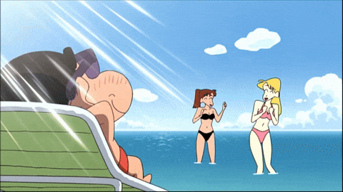 Shinchan giphyupload anime summer japan GIF