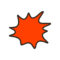 maevechocolate seattle burst maeve red star Sticker