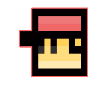 8-Bit Pixel Sticker