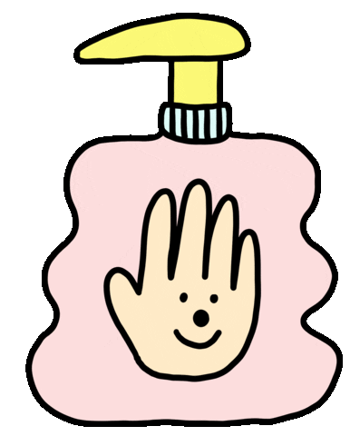 Wash Hands Soap Sticker by pey chi