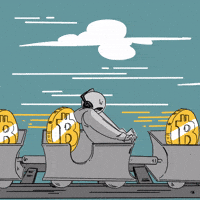 Roller Coaster Bitcoin GIF by CC0 Studios
