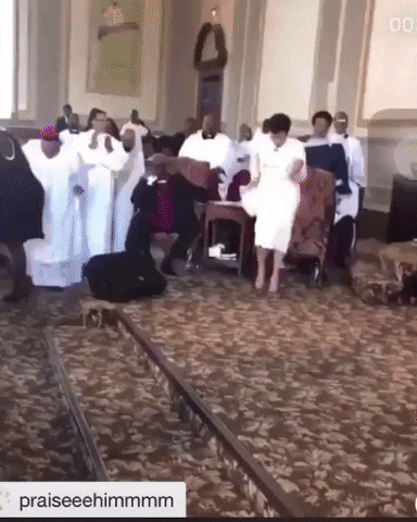 osayaonaghinor first lady praise him church dance church shout GIF