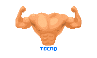 tecnomobilecolombia fit abs biceps ejercicio Sticker