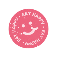 eathappy happy food yummy happiness Sticker