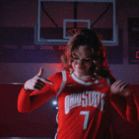 Basketball Hype GIF by Ohio State Athletics