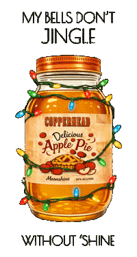 Apple Pie Christmas Sticker by CopperheadDistillery