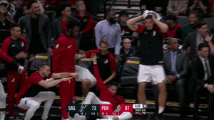 trail blazers wow GIF by NBA