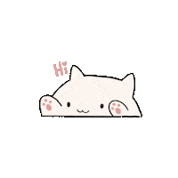 andreiadrawing cat hello hi gato Sticker