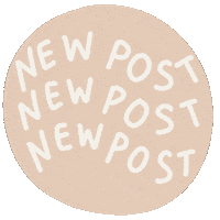 New Post Spring Vibes Sticker